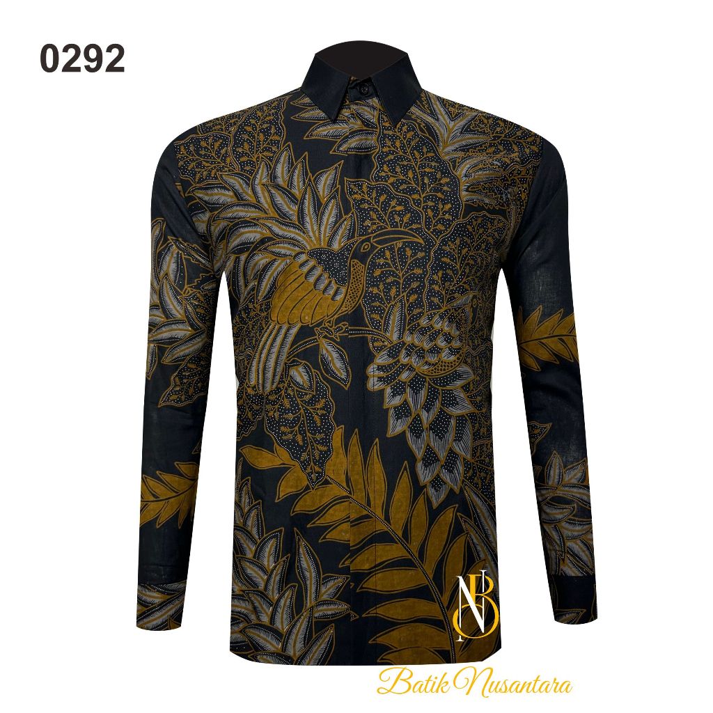 

Batik Nusantara Indonesia Kemeja Batik Slimfit Lapis Furing 0292 / Batik Pria