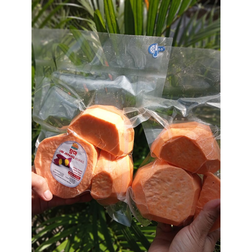 

[SIAP OLAH] UBI JEPANG ORANGE KUPAS BERSIH 500GR