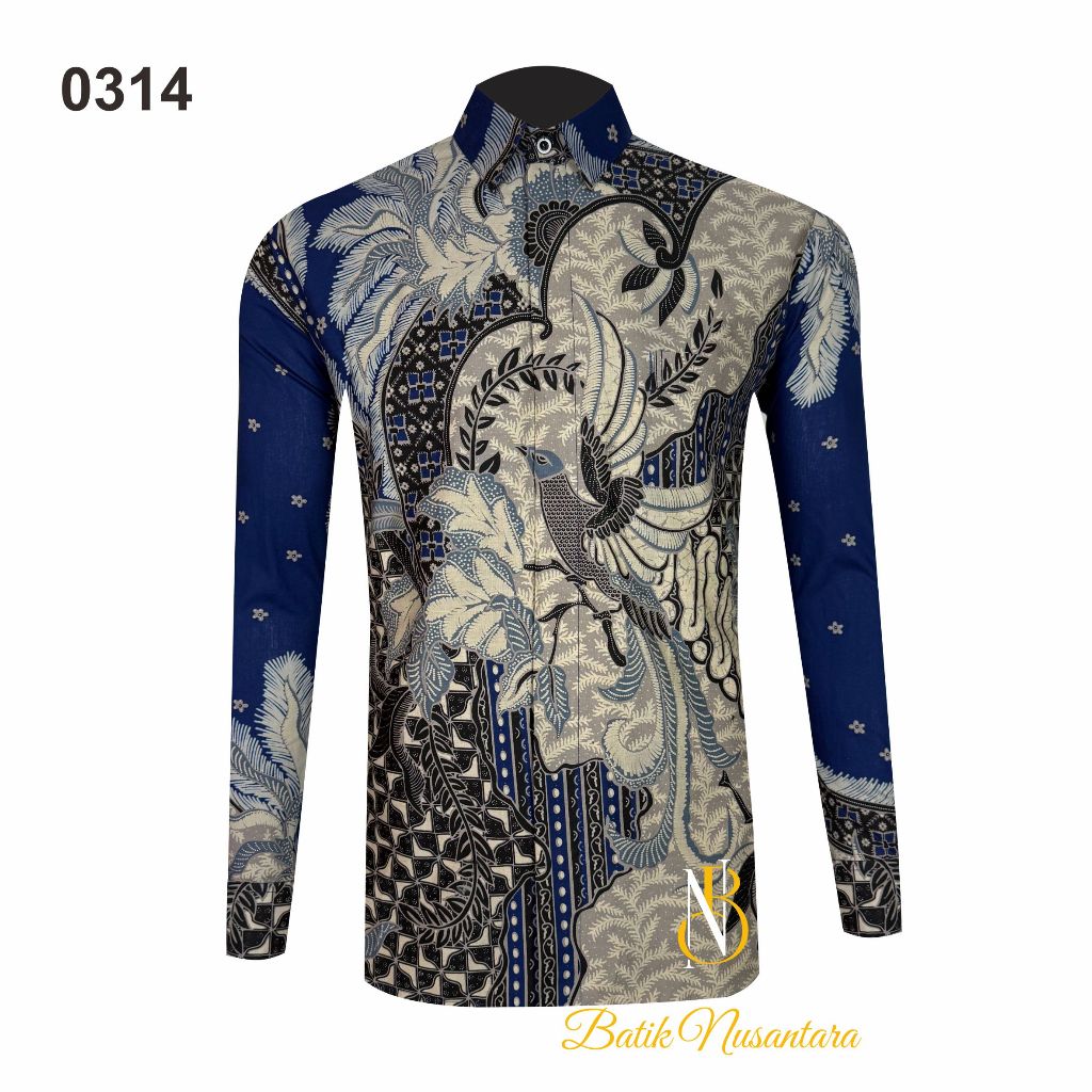 

Batik Nusantara Indonesia Kemeja Batik Slimfit Lapis Furing 0314 / Batik Pria