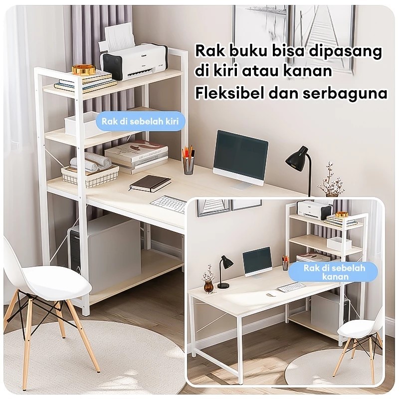 Damaindah Meja Dan Kursi Kerja Satu Set / Meja Belajar Aesthetic Kayu Anak Set Kursi/Meja Belajar
