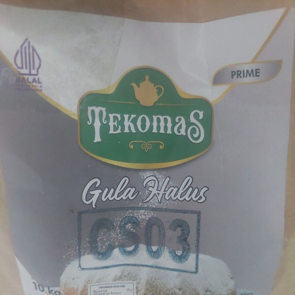 

Tekomas gula halus isi 250gr