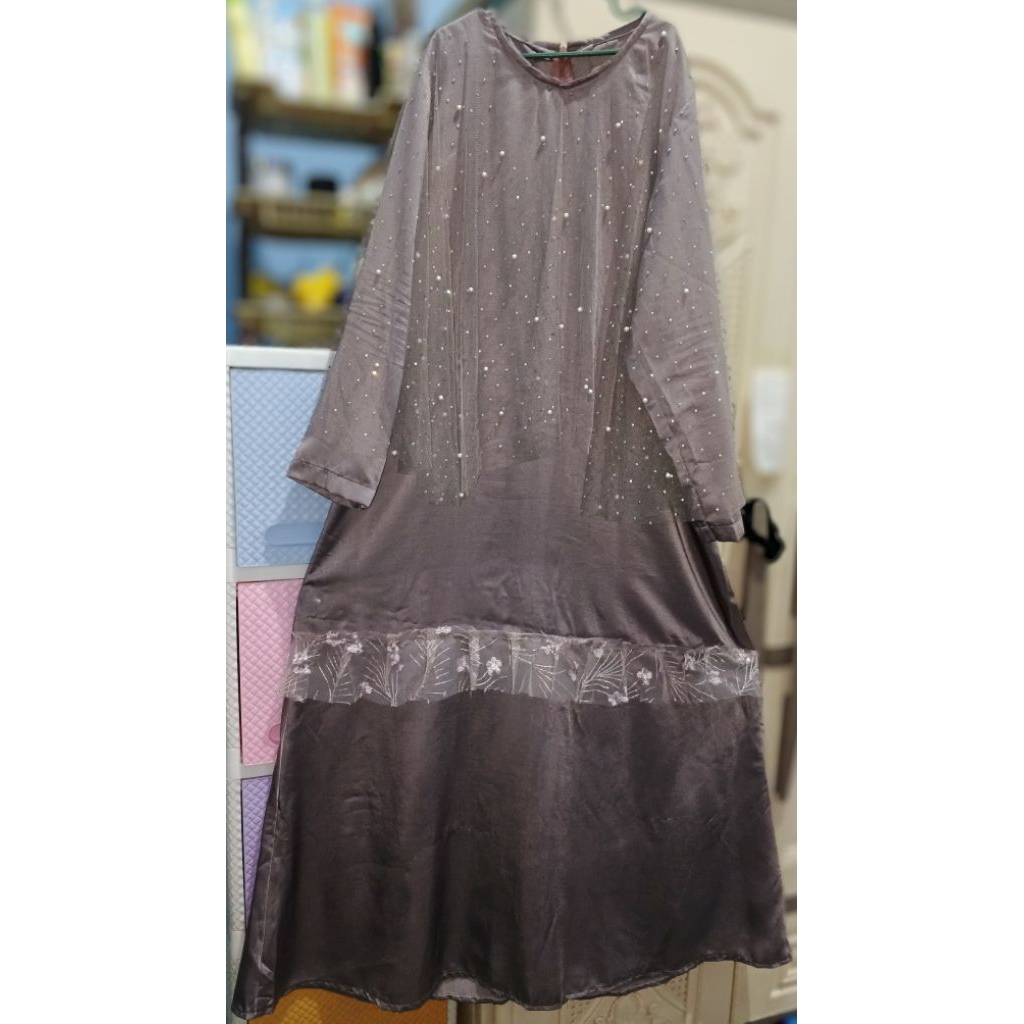 (PRELOVED) DRESS SATIN