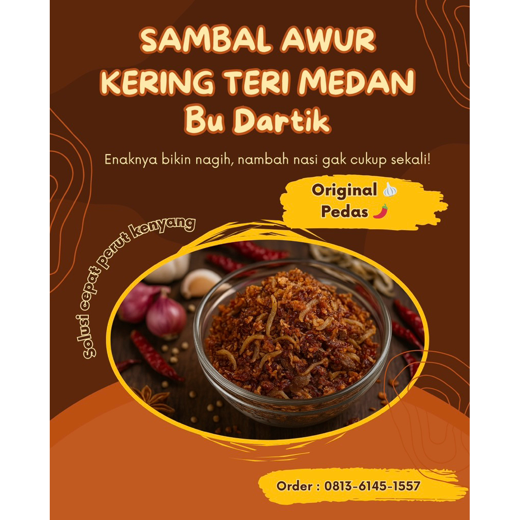 

Sambar Awur Kering Teri