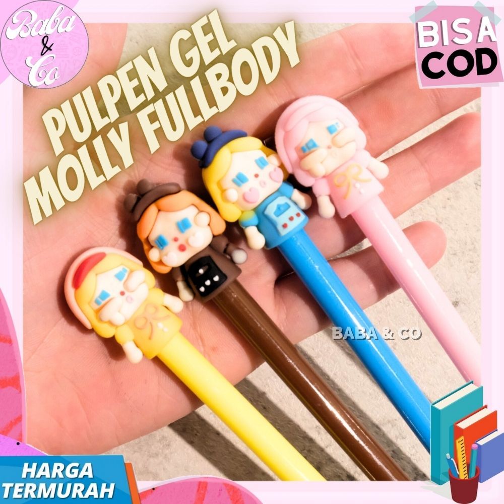 

PULPEN LUCU PEN GEL MOLLY FULLBODY LUCU IMUT UNIK PULPEN GEL MOLLY FULL BODY GROSIR MURAH PEN TINTA HITAM GEL MOLLY