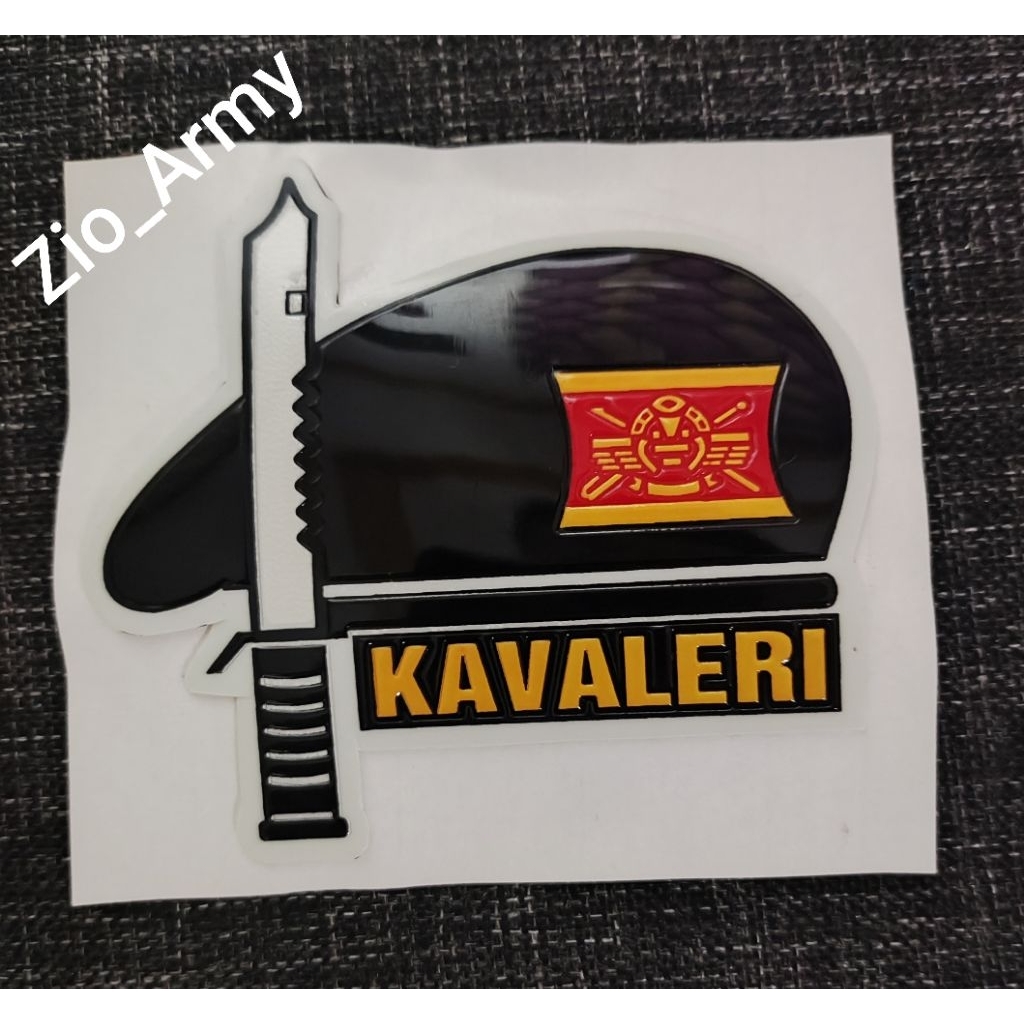 

Stiker embos Kavaleri Baret Hitam