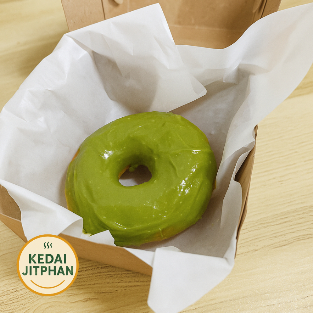 

Homemade Donat Matcha Super Lembut