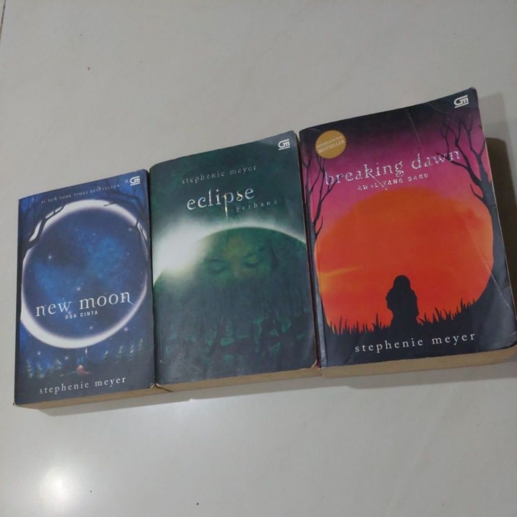 Novel Twilight Series (New Moon, Eclipse, Breaking Dawn)