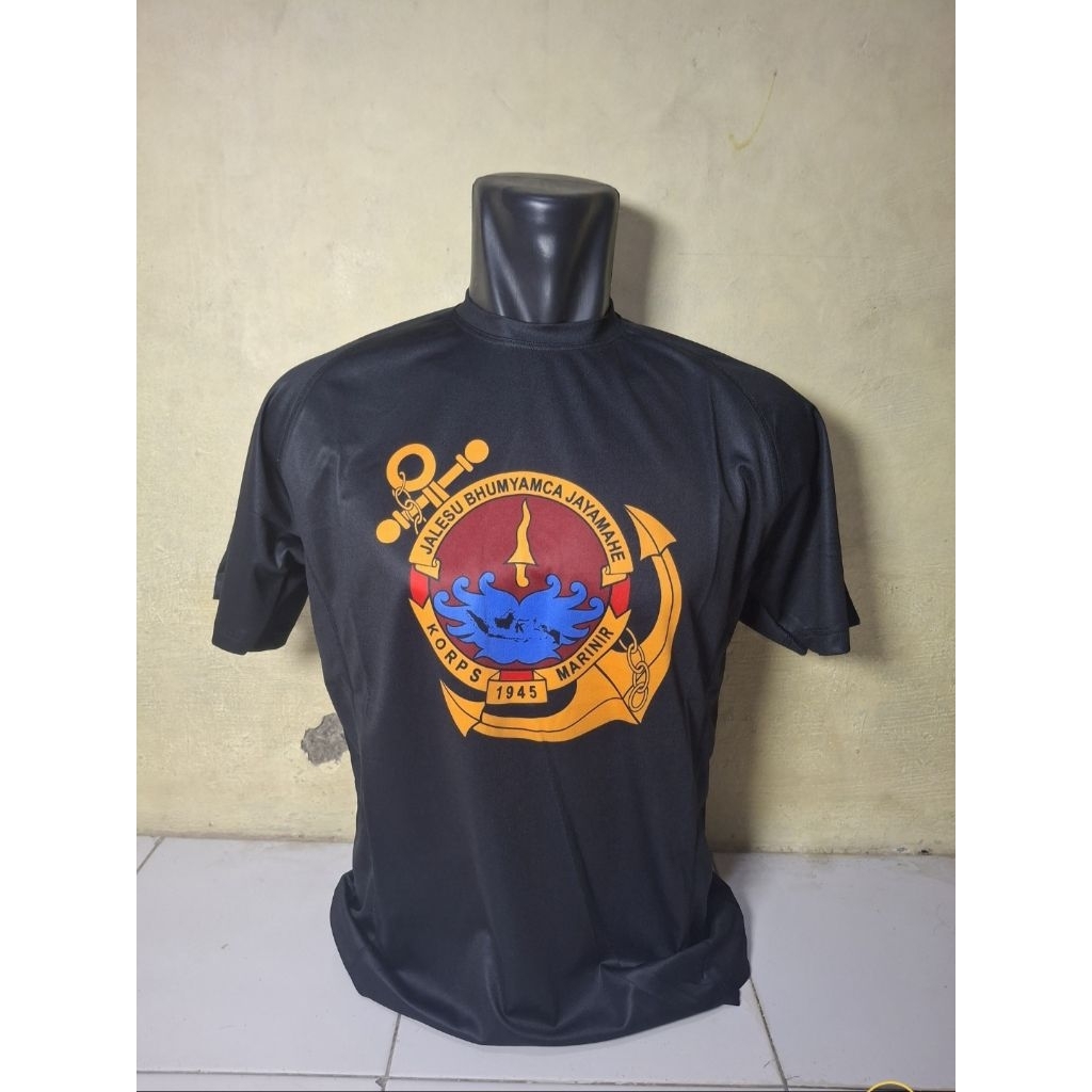 Kaos Oblong lengan pendek Marinir Original