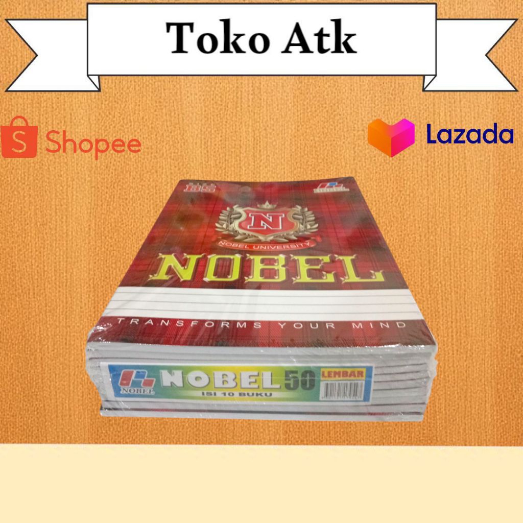 

1 pak buku tulis Nobel Campus 50 lembar