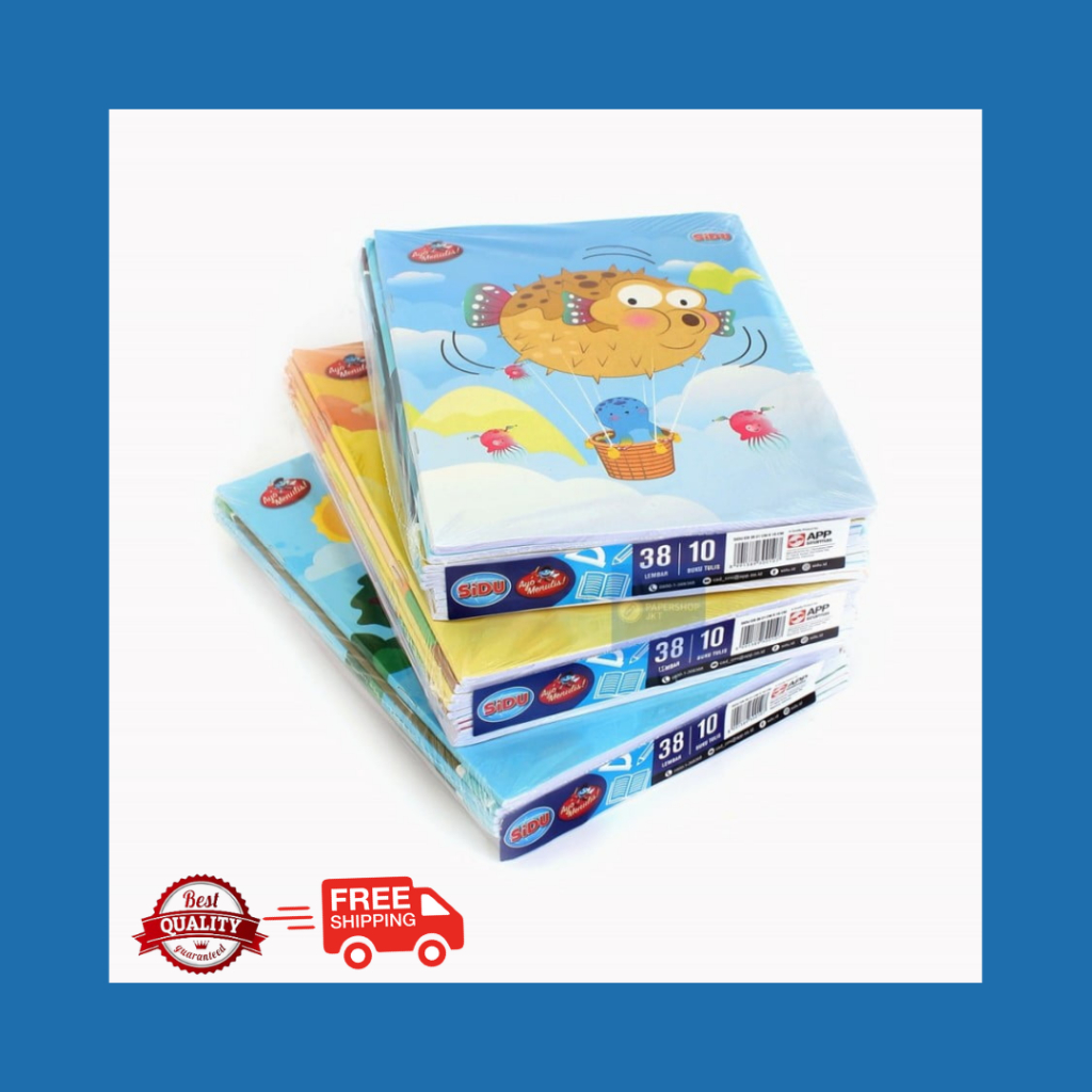 

BUKU TULIS SIDU 38 LEMBAR / BUKU TULIS SIDU 38 LEMBAR PER 3 PAK