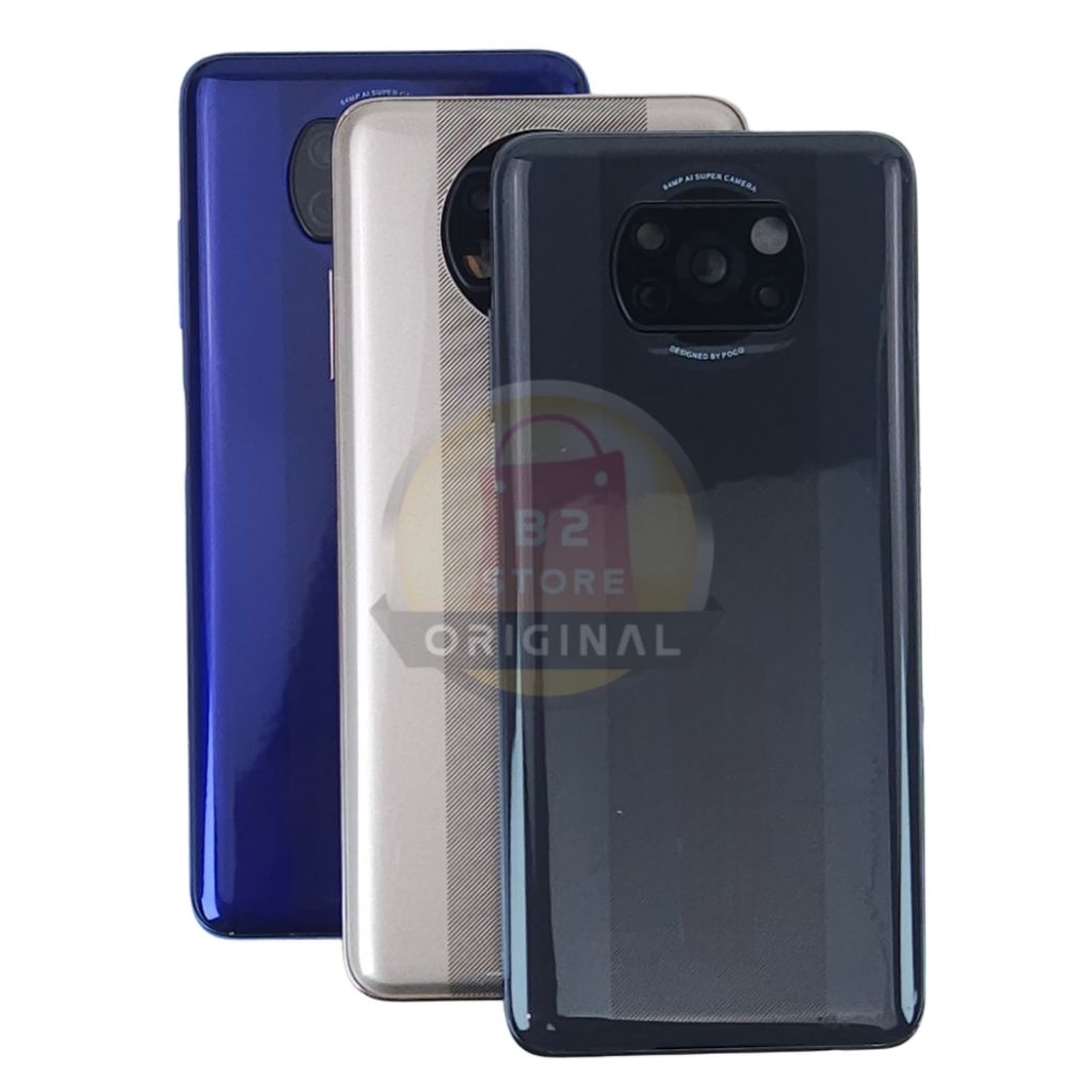 BACK CASING - KESING - HOUSING FOR XIAOMI POCO X3 NFC / X3 PRO BACKDOOR FULLSET + BEZZEL