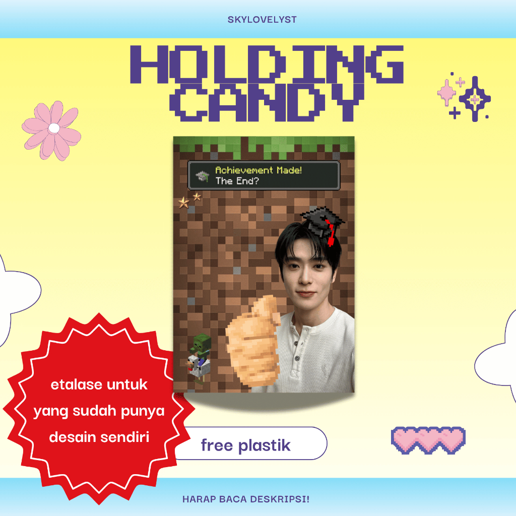 

CARD HOLDING CANDY (KHUSUS YANG SUDAH ADA DESIGN) NO REQUEST❌