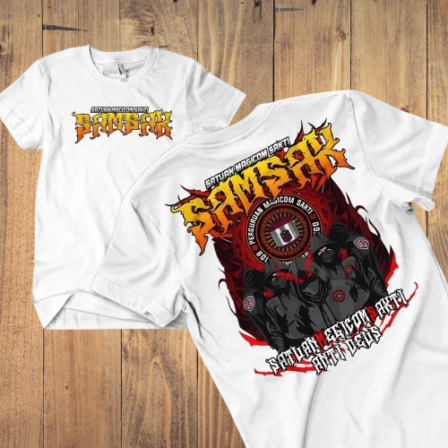 Kaos Samsak Satuan Magicom Sakti Tshirt Distro Cotton Combed