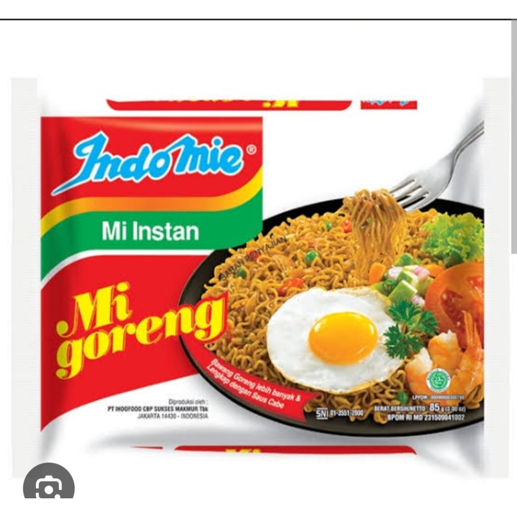 

Indomie goreng mie instan isi 10