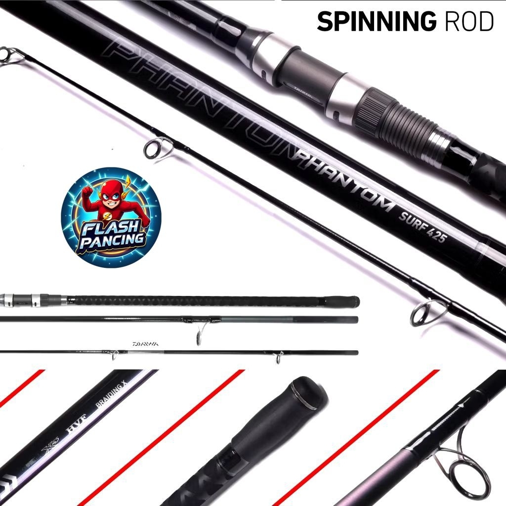 JORAN PASIRAN DAIWA PHANTOM SURF 425/450/480 - SAMBUNG 3 RING FUJI