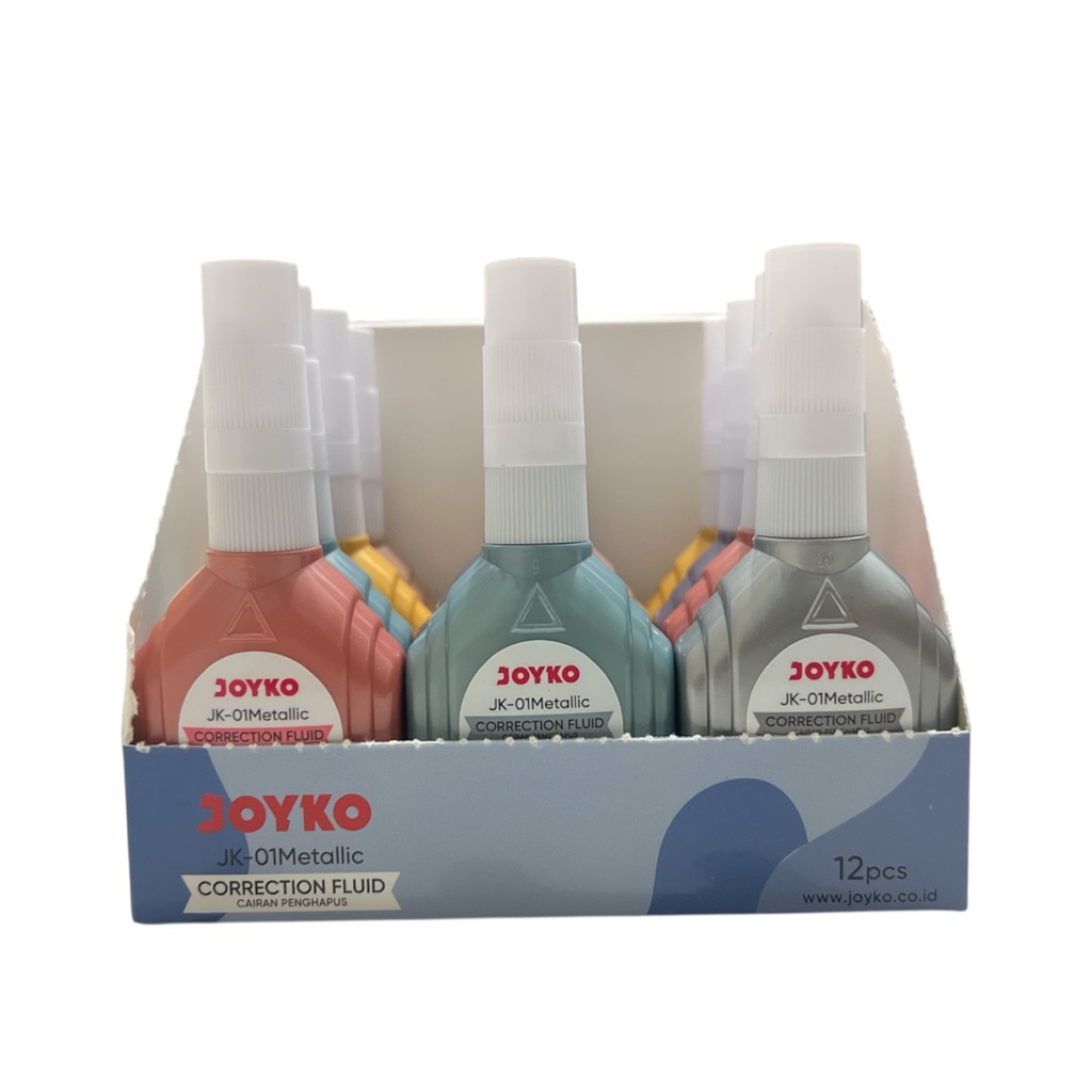 

Tip Ex / Correction Fluid Joyko Botol METALICC ( 1 Buah )