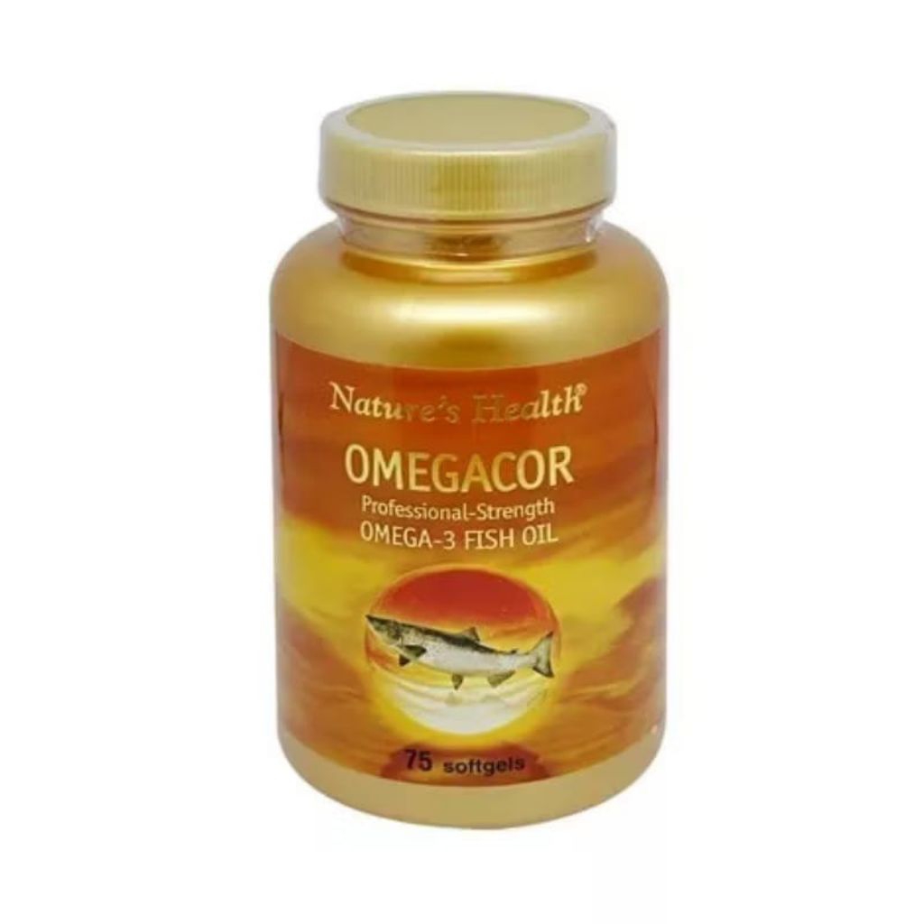 Nature's Health Omegacor Asli Original RESMI Vitamin Omega 3 Fish Oil Banyak Manfaat nya Di Dalam Tu