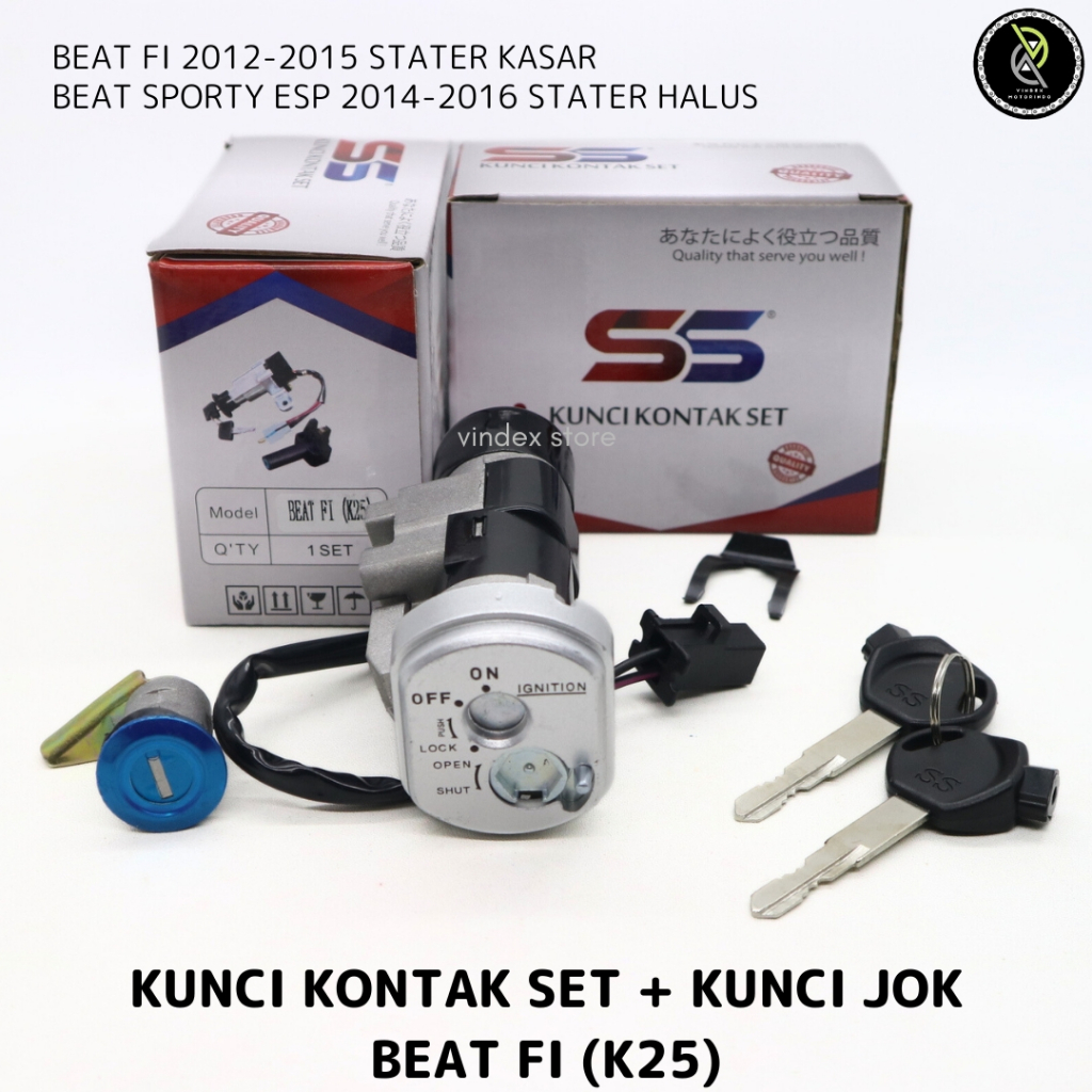 Terlaris Kunci Kontak Set Plus Kunci Jok Belakang Beat Fi Injeksi 2012 2013 2014 2015 Stater
