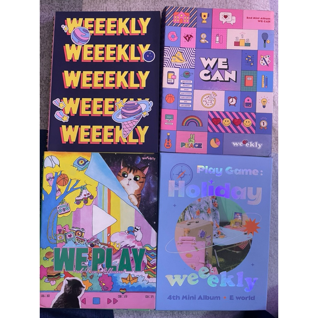 WEEEKLY ALBUM ONLY WE ARE WE CAN WE PLAY GAME HOLIDAY