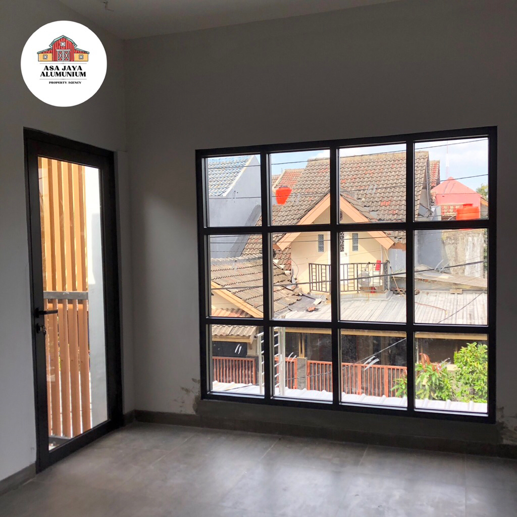 Costum kusen jendela pintu alumunium