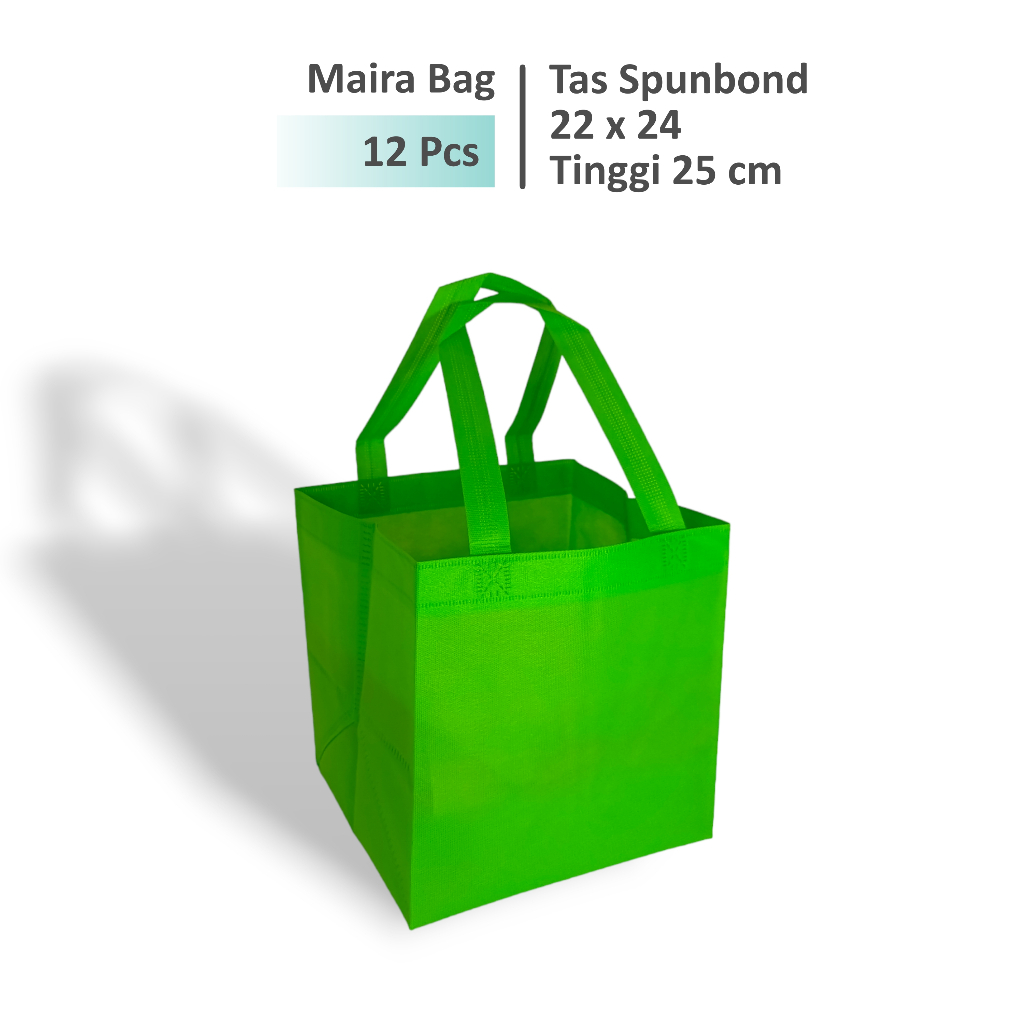 

(12 Pcs) Tas Hajatan 22x24 Tinggi 25 cm / Untuk Box Nasi 22x22 (R10B)
