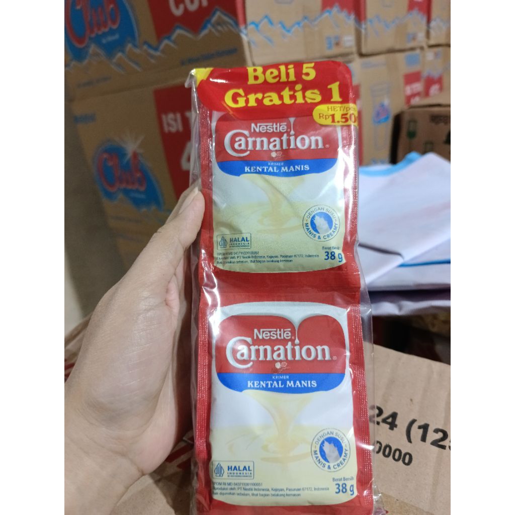 

Susu CARNATION Rentengan/ susu kental manis