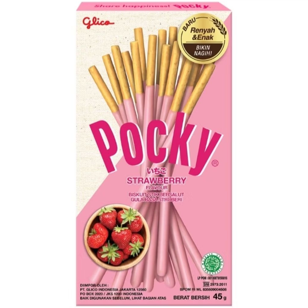 

Pocky Biskuit Stick Strawberry 45 g