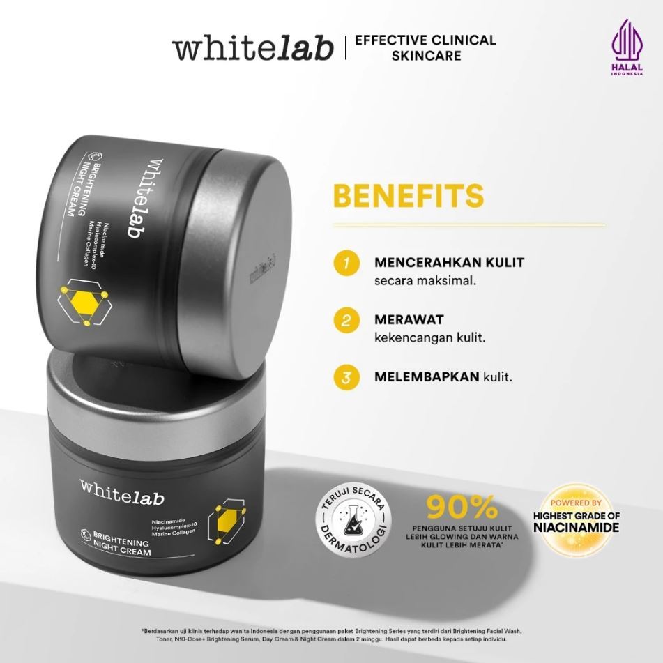 Whitelab Brightening Night Cream / Whitelab Night Cream