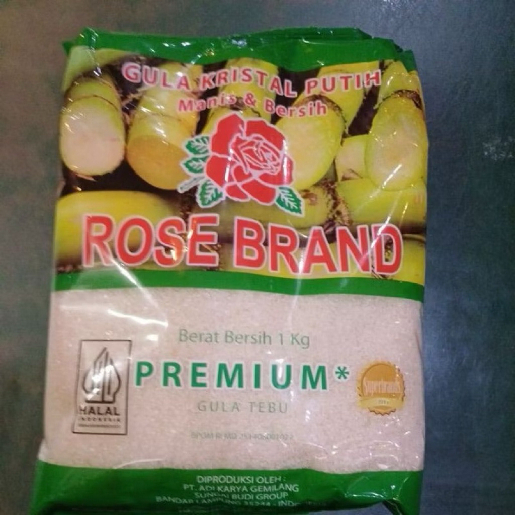 

Rose Brand Gula Putih 1kg