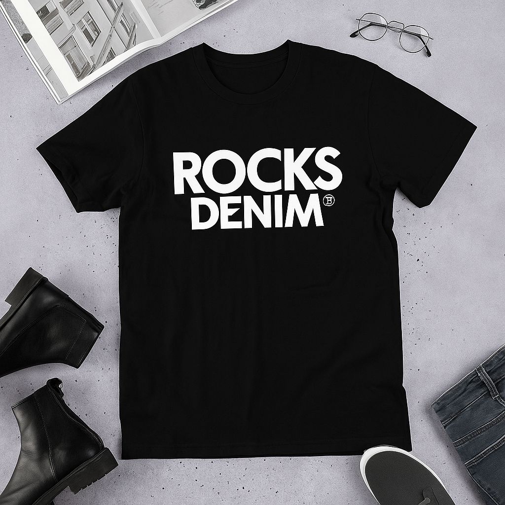 Kaos distro pria wanita / kaos band / kaos musik T-shirt unisex ROCK DENIM URBAN STREET Cotton combe