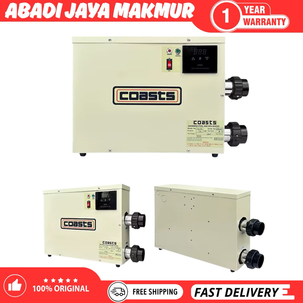 heater kolam renang 7.5kw 220V electric Heater kolam renang 220v 7.5kw