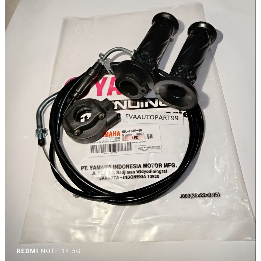 PAKET KABEL GAS SET MIO SPORTY 5TL MIO SMILE MIO SOUL KARBU