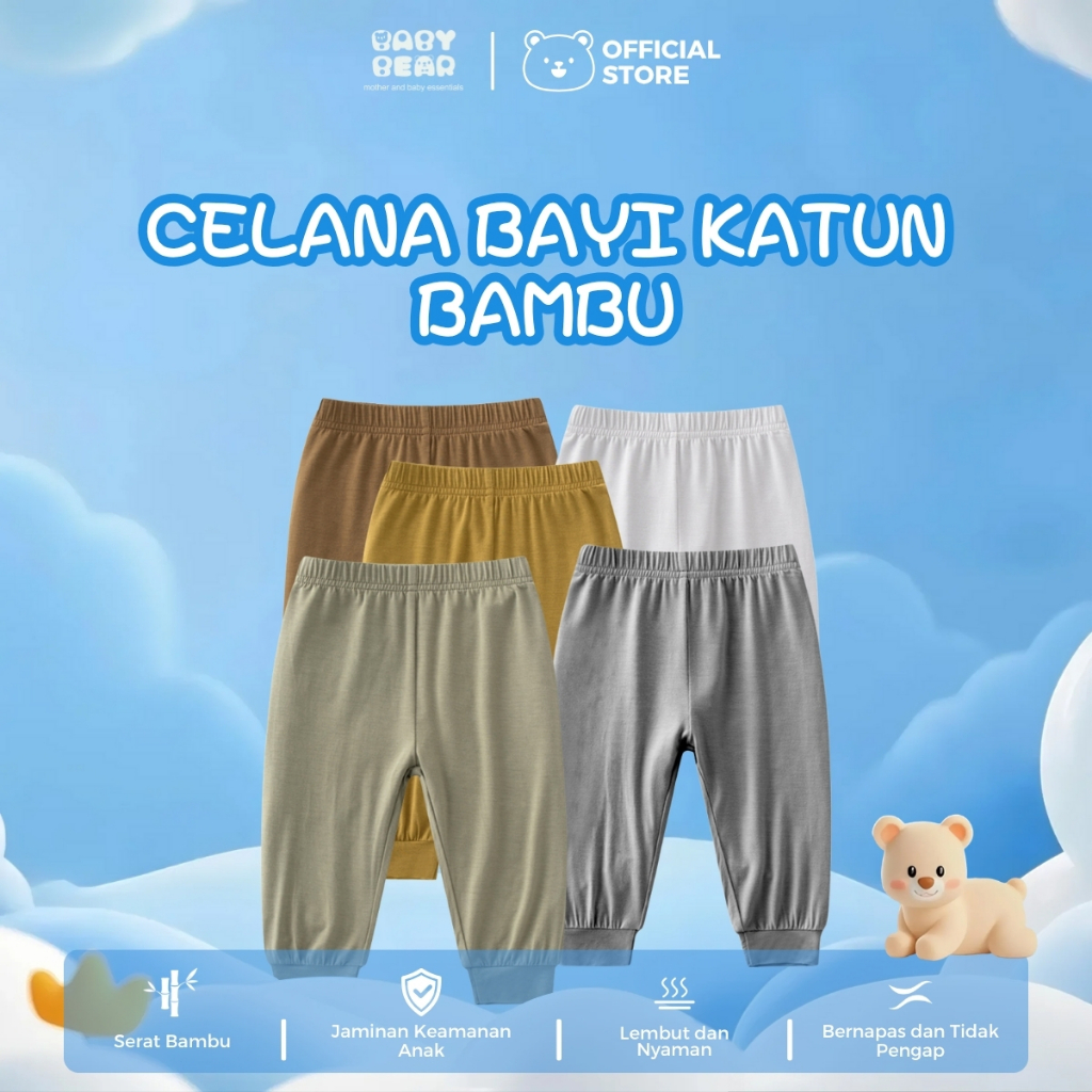 Baby Bear Celana Outdoor Bayu Dari Serat Bambu | Bamboo Fiber Pants
