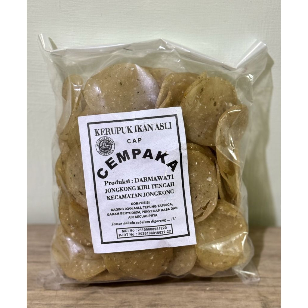 

Kerupuk Ikan Cempaka Asli Kapuas Hulu 500 Gram