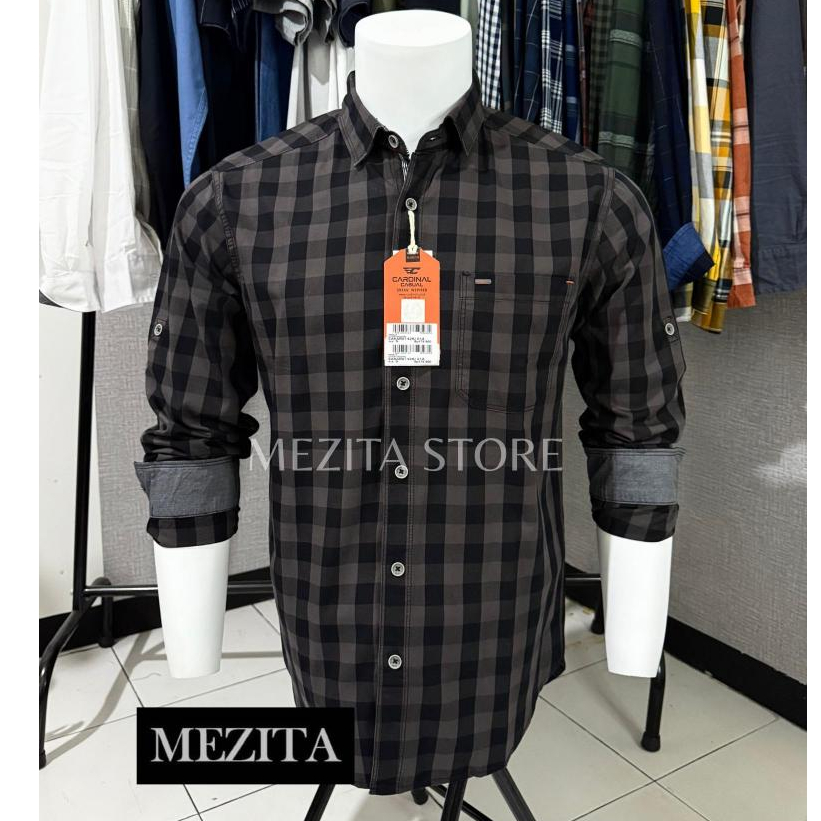 Kemeja Cardinal Casual 1428 Hitam