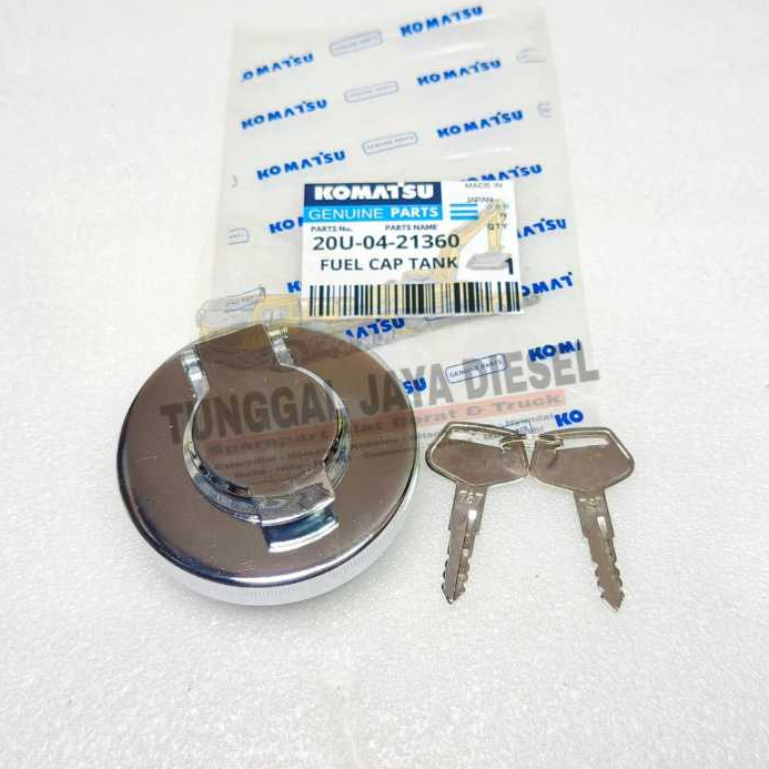 Tutup Tangki Solar PC75 PC78 PC50 PC60 Cap Fuel Tank Komatsu PC75UU-2 PC75uu-320U-04-21360