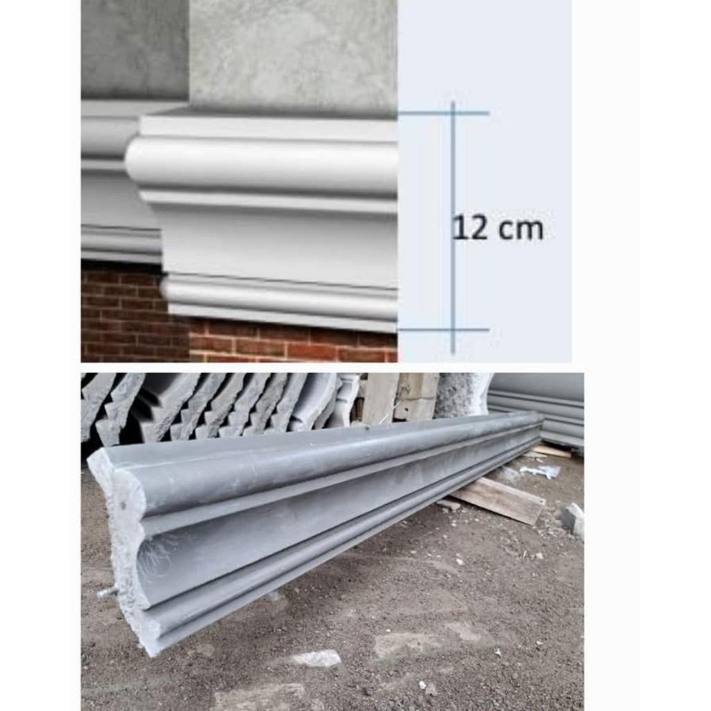 Lis plint dinding rumah / Lis pagar /  Lis tempel interior dan eksterior