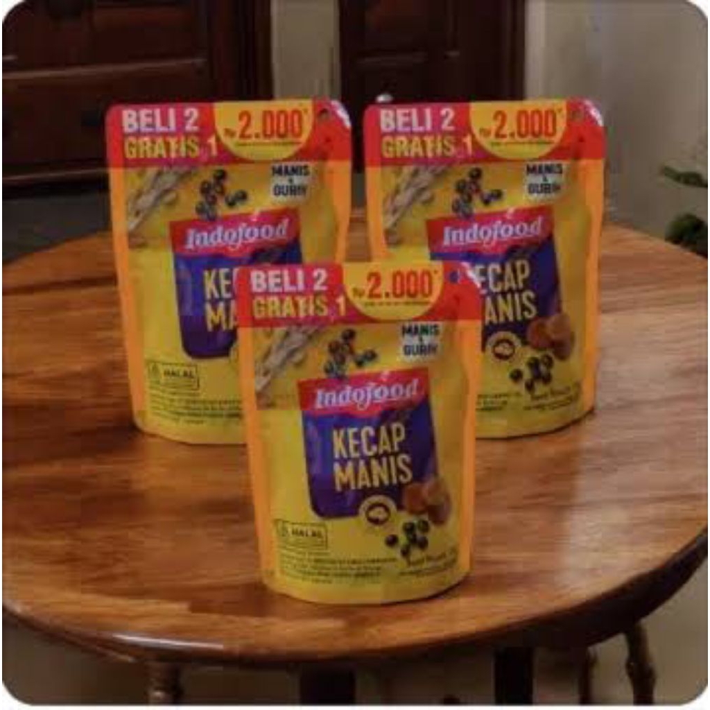 

Kecap indofood 3 pcs