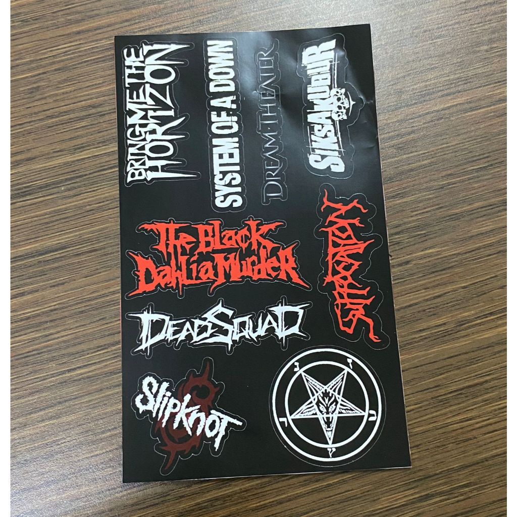 

STIKER KISSCUT LEMBARAN ISI 8 - 12 PCS TERMURAH - STICKER PACK KISSCUT - VERSI METAL UNDERGROUND