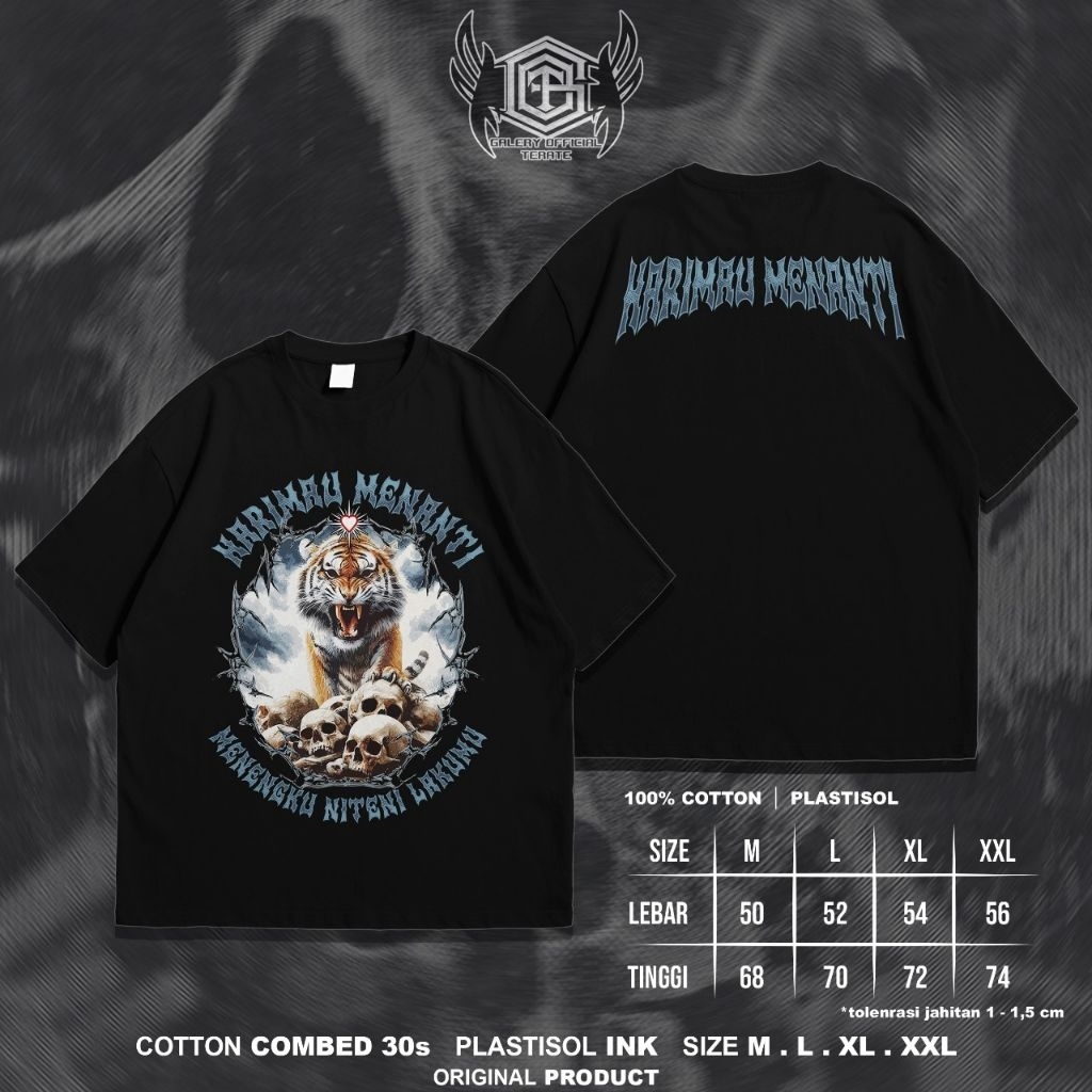 KAOS HARIMAU MENANTI PSHT - KAOS PSHT