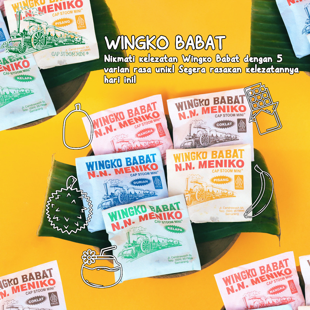 

Wingko Babat NN Meniko ( Varian Rasa )