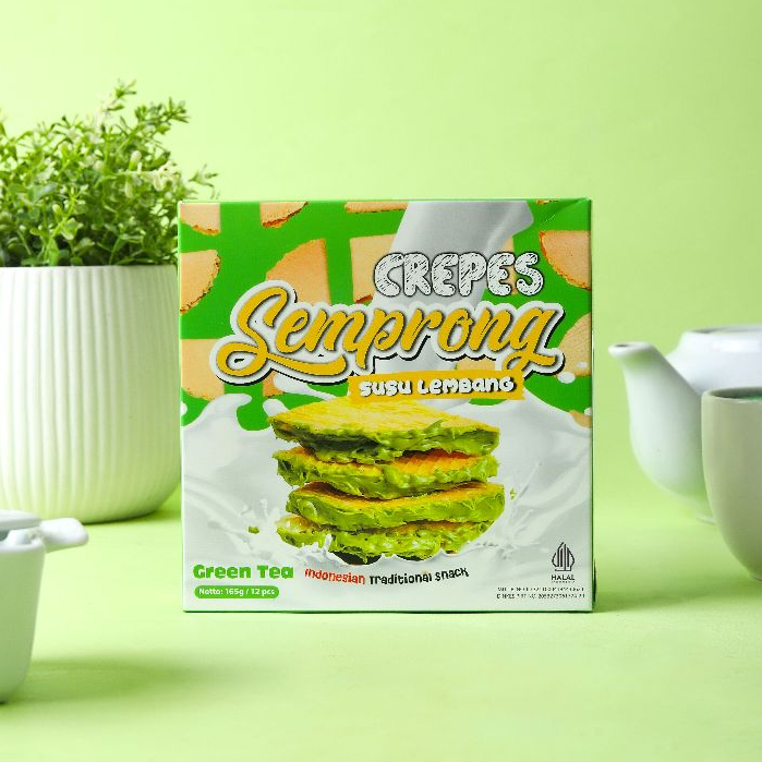 

Semprong Susu Lembang - Greentea Susu Kue Semprong Cemilan Oleh-Oleh Bandung