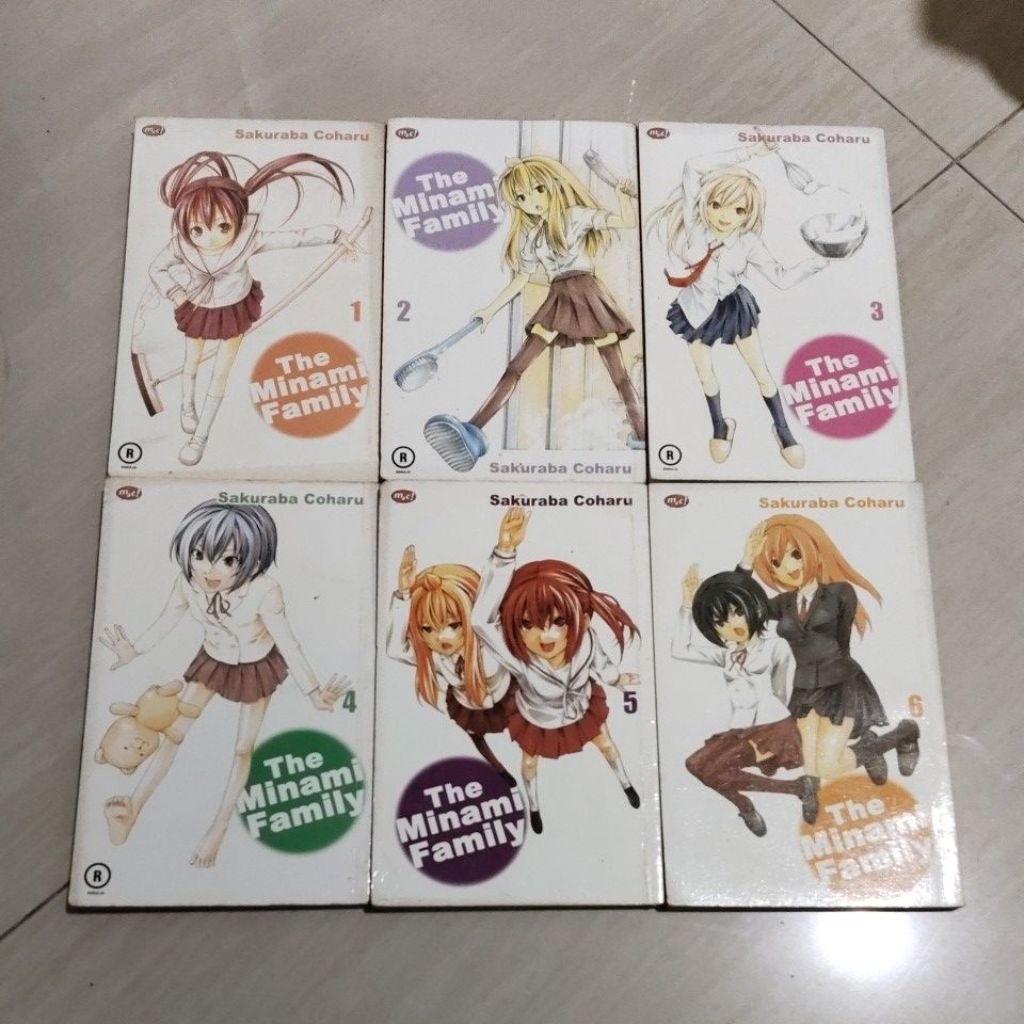 6 KOMIK ORI KOMIK THE MINAMI FAMILY NO 1 S/D 6 PENERBIT M&C