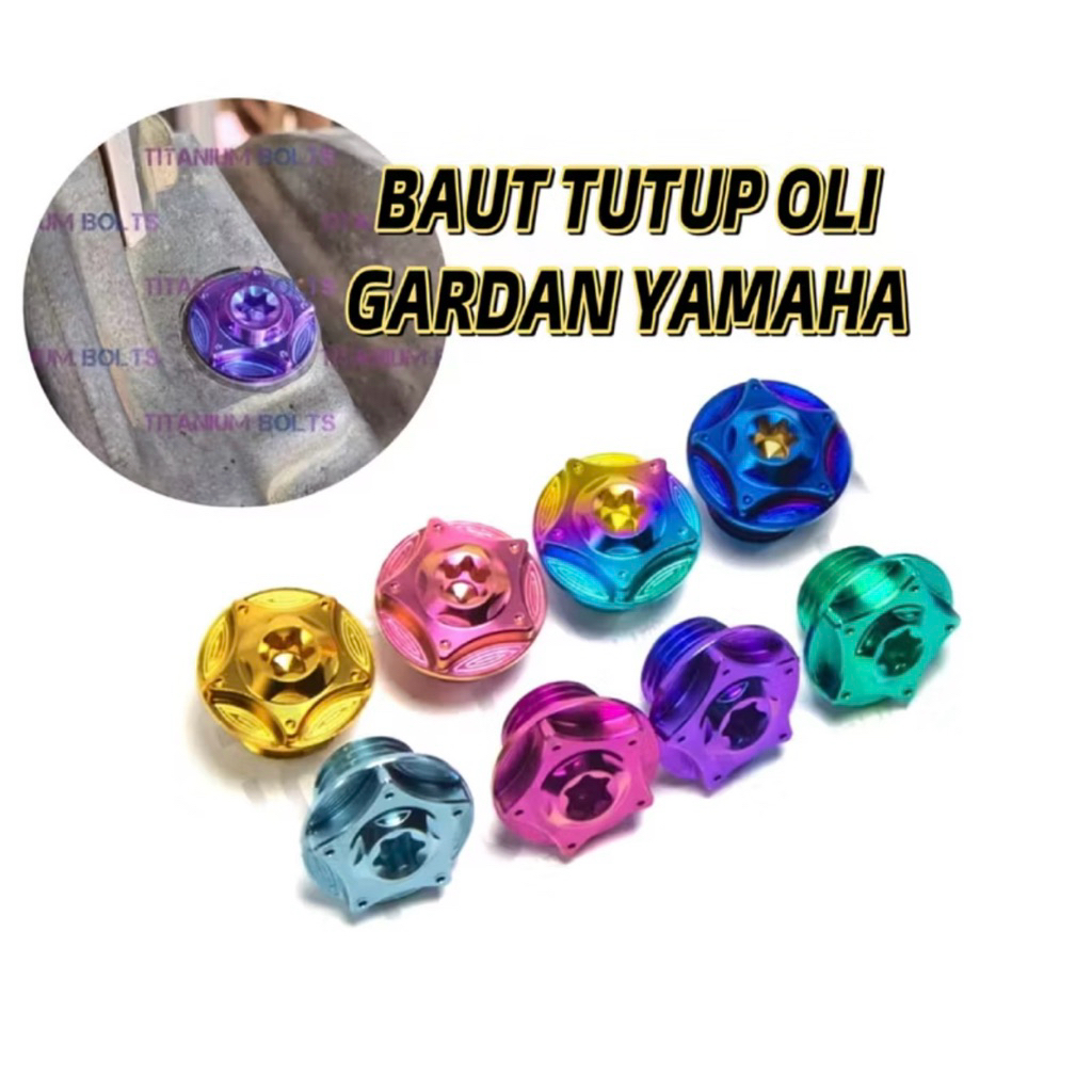 baut titanium oli gardan baut gardan titanium mio nmax aerox