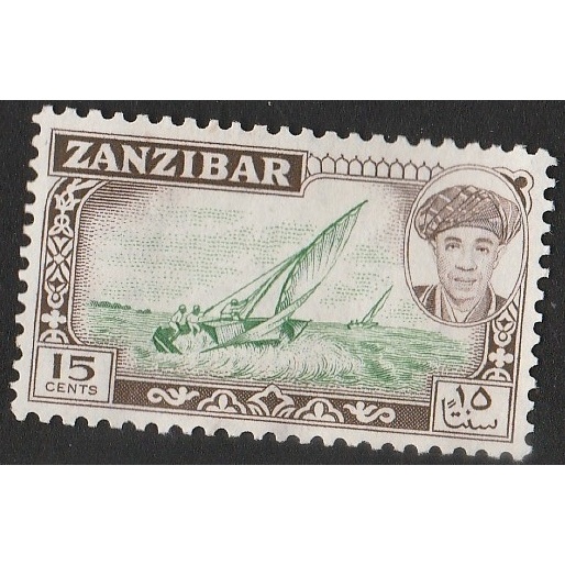 

A 12668 SATU BUAH PRANGKO ZANZIBAR NOMINAL 15 CENTS TEMA PERAHU LAYAR DENGAN KONDISI BELUM ADA CAP