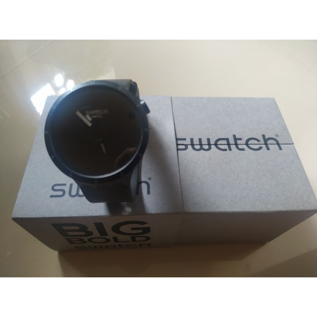 Jam Swatch Big Bold Bioceramic Basalt