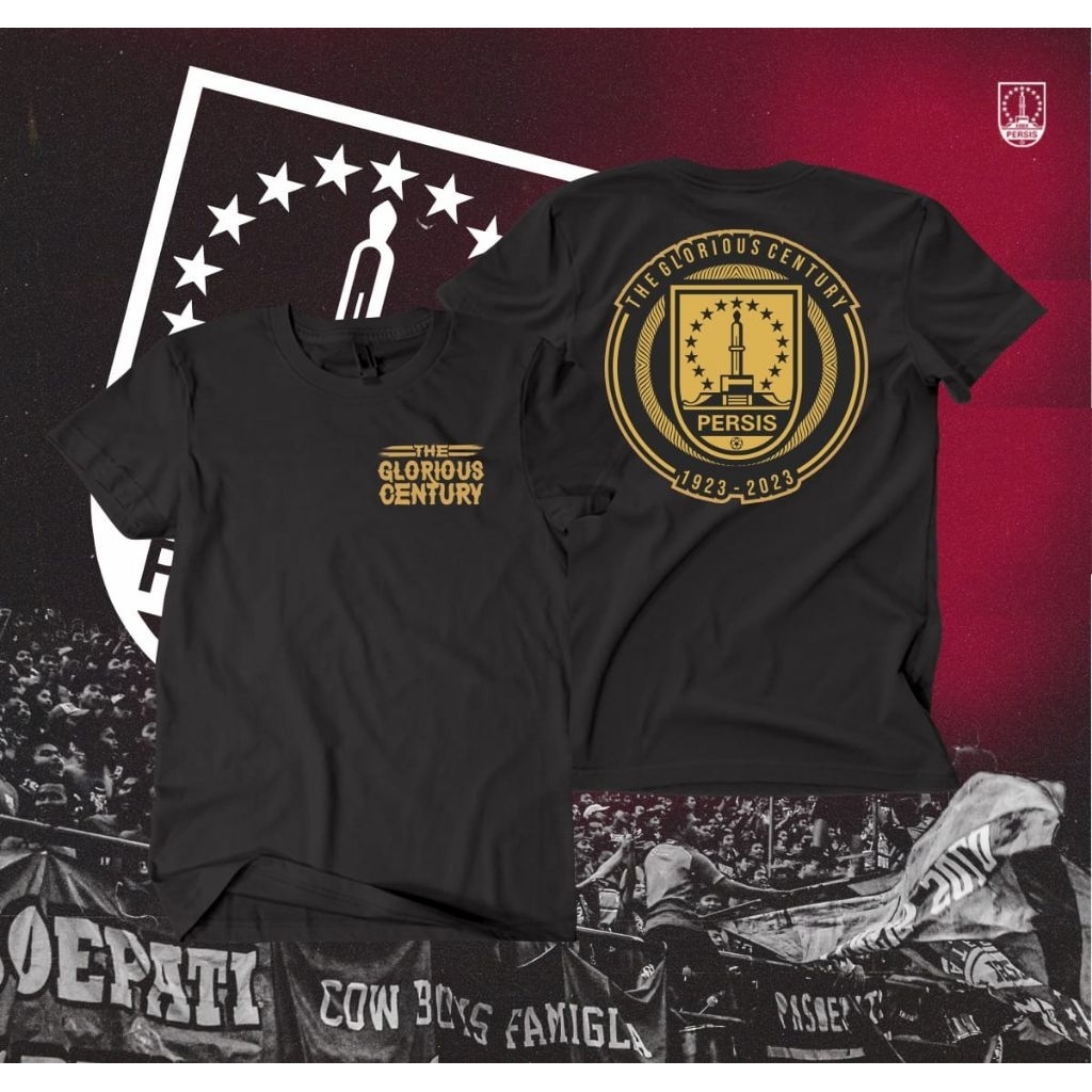 KAOS TS SATU ABAD PERSIS SOLO 1923/SURAKARTANS/PASOPATI/TERBARU/COMBED 30S