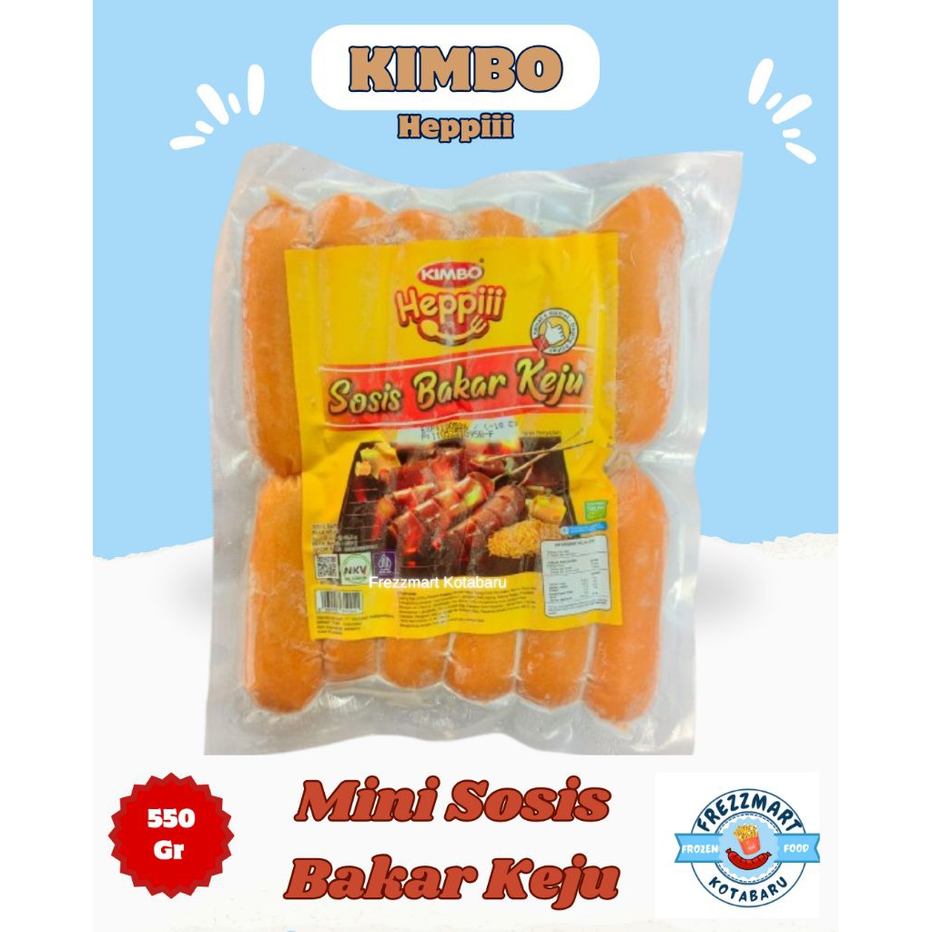 

KIMBO Heppiii Mini Sosis Bakar Keju 550 Gr Halal Frozen Food Fresh Pontianak - Frezzmart Kotabaru