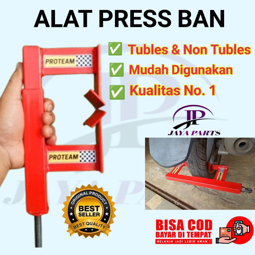 Alat press ban Tubles non tubles sepeda motor treker press ban