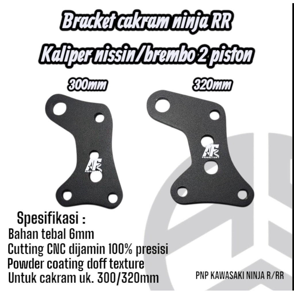 ASF Bracket Breket Untuk Cakram Depan Motor Ninja R SS Ukuran 300/320mm RR 320mm 4p 320mm SATRIA FU 